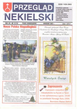 Przegląd Nekielski 12 / 2003 strona 1