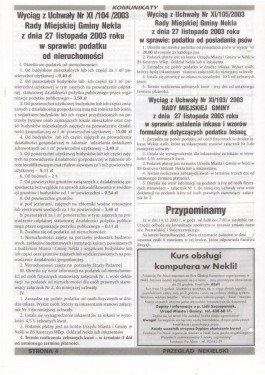 Przegląd Nekielski 12 / 2003 strona 4