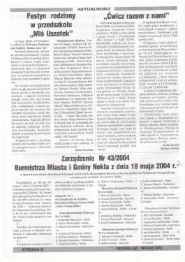 Przegląd Nekielski 06 / 2004 strona 6