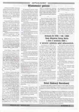 Przegląd Nekielski 11 / 2004 strona 5
