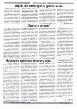 Przegląd Nekielski 01 / 2005 strona 3