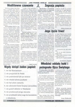 Przegląd Nekielski 04 / 2005 strona 2