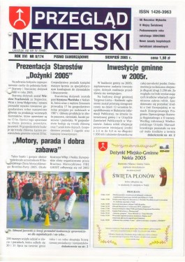 Przegląd Nekielski 08 / 2005 strona 1