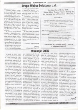 Przegląd Nekielski 08 / 2005 strona 4