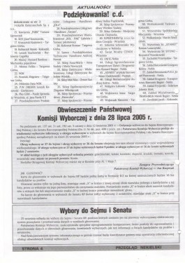 Przegląd Nekielski 09 / 2005 strona 4
