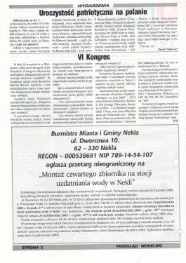 Przegląd Nekielski 10 / 2005 strona 2