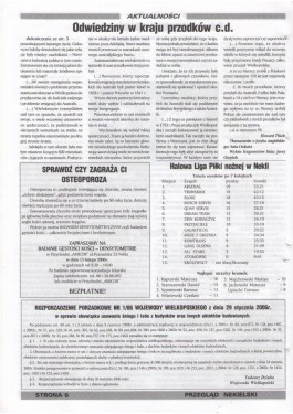 Przegląd Nekielski 02 / 2006 strona 6
