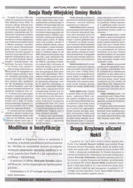 Przegląd Nekielski 04 / 2006 strona 3