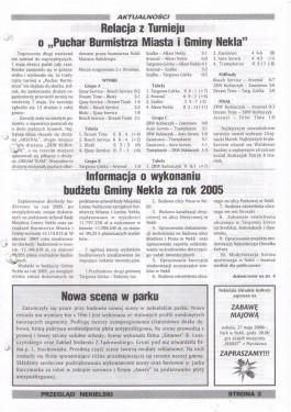 Przegląd Nekielski 05 / 2006 strona 3
