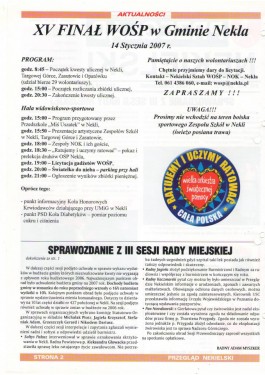 Przegląd Nekielski 01 / 2007 strona 2