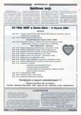 Przegląd Nekielski 01 / 2008 strona 2