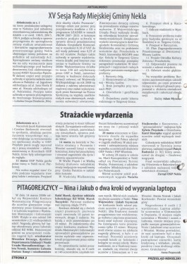 Przegląd Nekielski 04 / 2008 strona 2