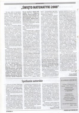 Przegląd Nekielski 04 / 2008 strona 4