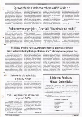 Przegląd Nekielski 02 / 2009 strona 3